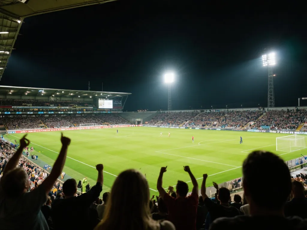 体育赛事直播现场氛围